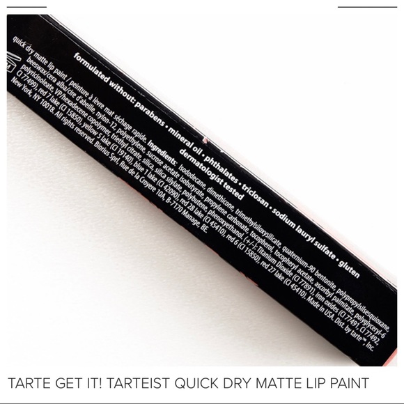 🎉HP NIB “Tarteist Lip Paint” In Shade “Get It” Warm Nude Peach 🍑 - Picture 12 of 15